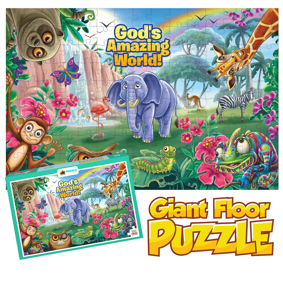 God's Amazing World - 150-Piece Giant Floor Puzzle